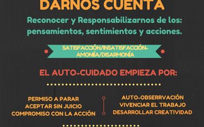 Taller: Auto Cuidado del Profesional:   “El Darse Cuenta como Herramienta de Auto-cuidado”