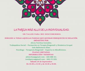 CARTEL PROMOCIONAL Taller La Pareja Mßs allß de la Individualidad (2)