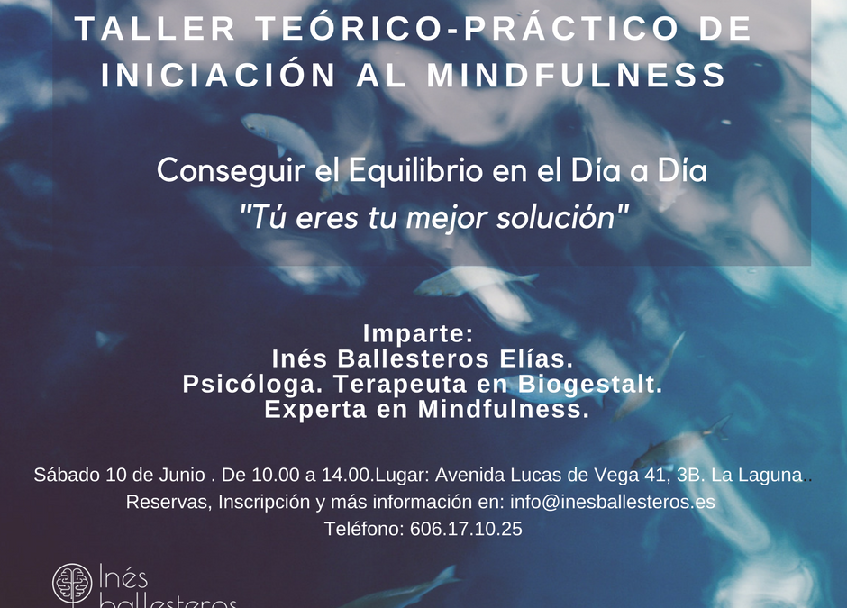 Taller: Iniciación al Mindfulness.